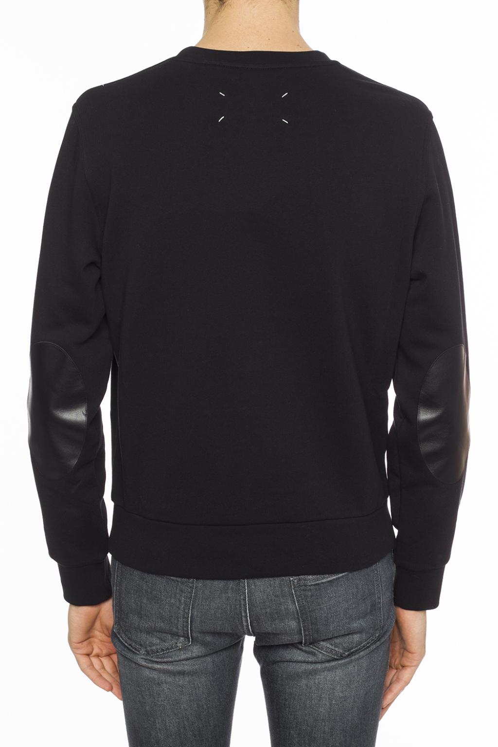 margiela elbow patch sweatshirt